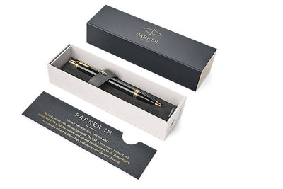Parker Ballpoint Pen - Gloss Black Gold Trim