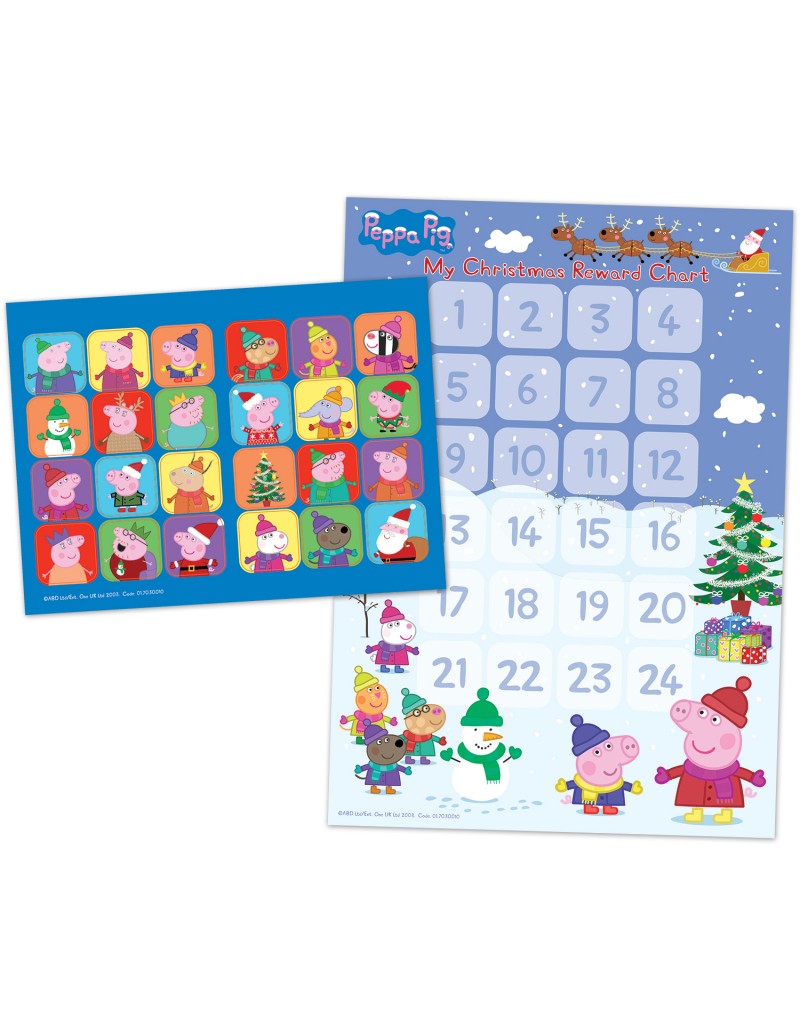 Peppa Pig Christmas Reward Chart