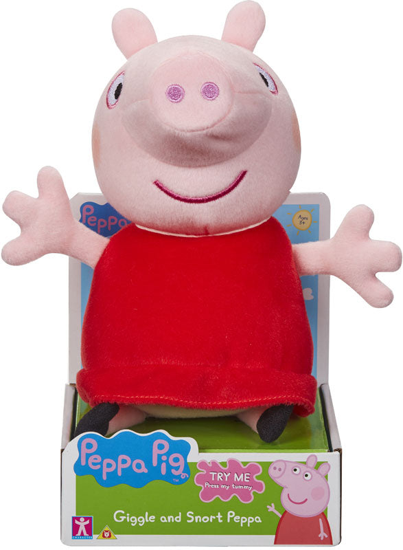 Peppa Pig Soft Toy Giggle And Snort