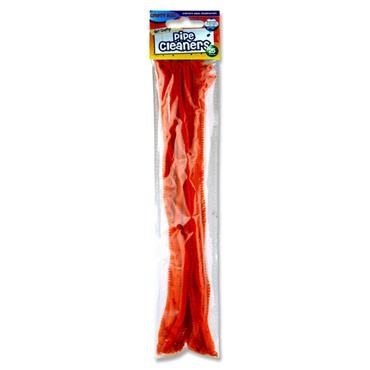 Orange Pipe Cleaners Pkt X25