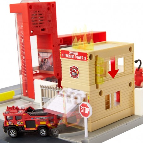 Matchbox Action Drivers Fire Station Rescue