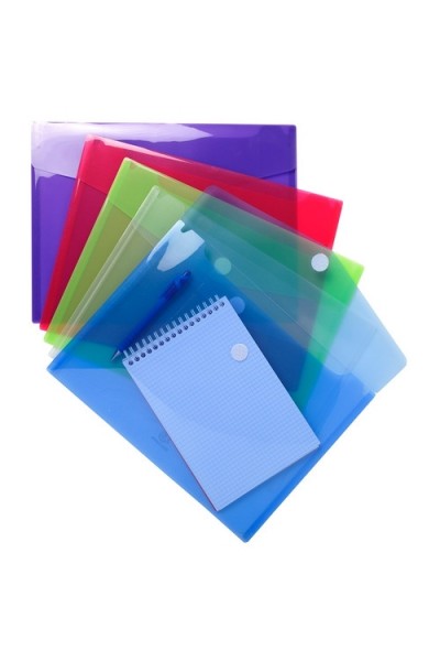Plastic A5 Velcro Folder