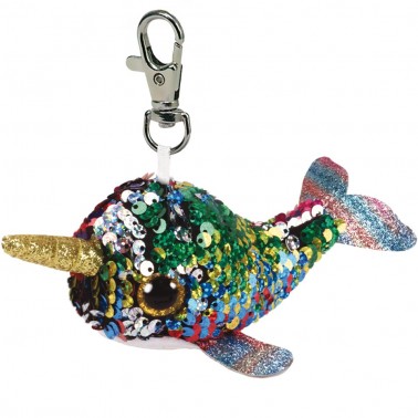 Ty Flippables Sequin Plush Keychain