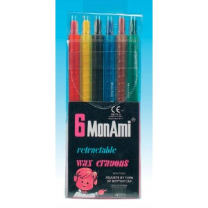 Monami Wax Crayons X6