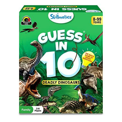 Guess In 10 Deadly Dinosaurs Card Game