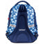Backpack 2 In 1 Large 3 Zip Curved Jeans Hearts