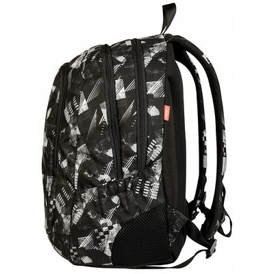 Backpack Large 3 Zip Chaotic Black