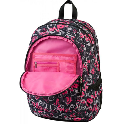 Target Large Pink \ White Hearts Backpack