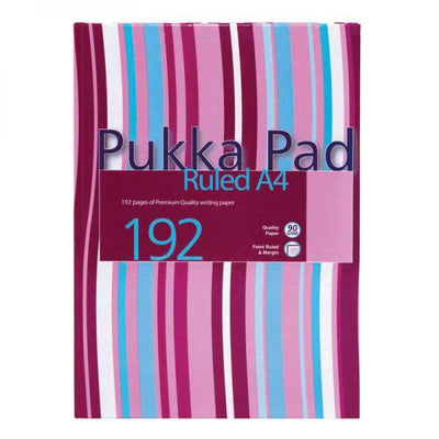 Pukka Pad Ruled A4 Hardbound 192 Pgs Blue