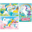 Puzzle - Unicorns 3 Puzzles x48pcs