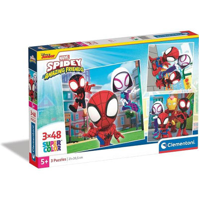 Spidey And His Amazing Friends - 3 Puzzles X48 Pcs