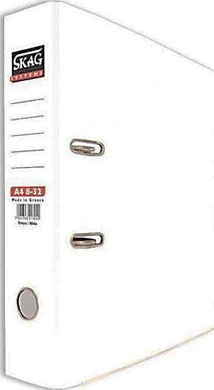 Arch Lever File A4 White