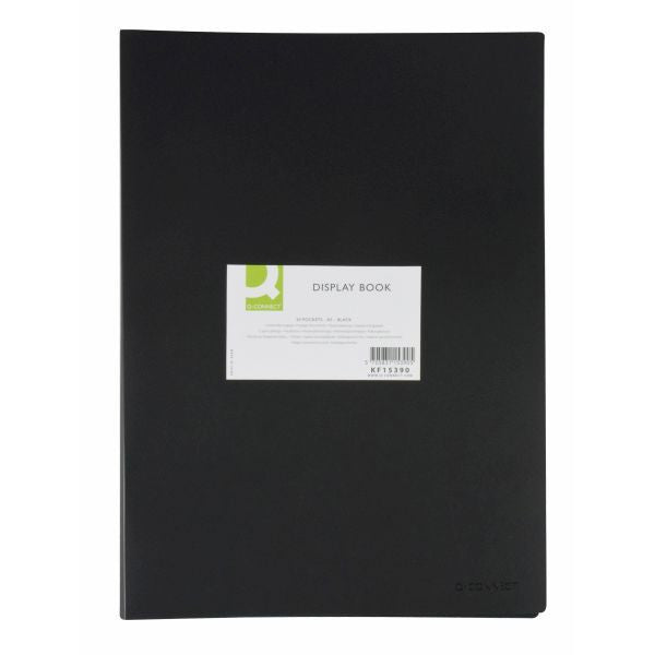 Display Book 20 Pockets A3 Black