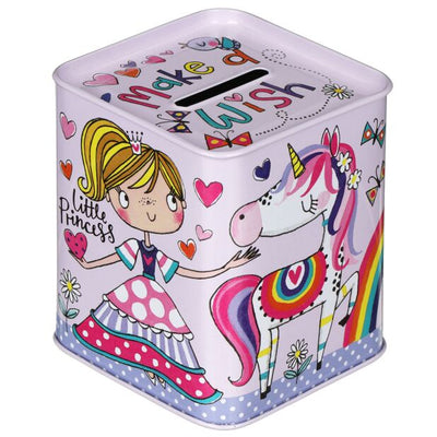 Tin Money Box – Make A Wish Little Princess