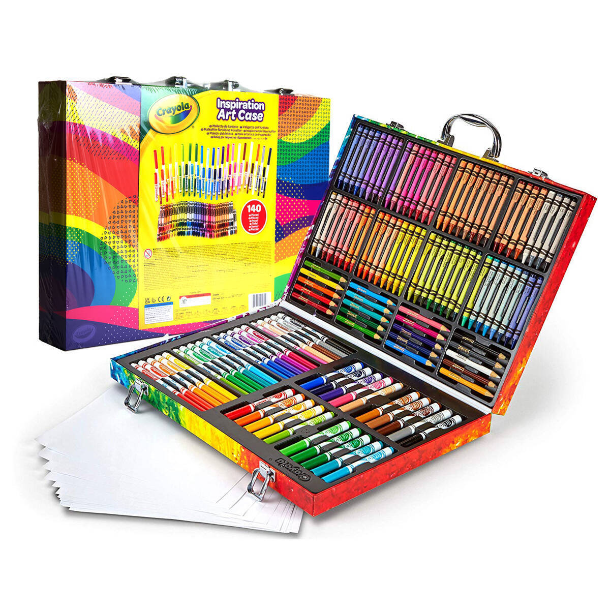 Crayola Rainbow Artist Briefcase X140Pcs