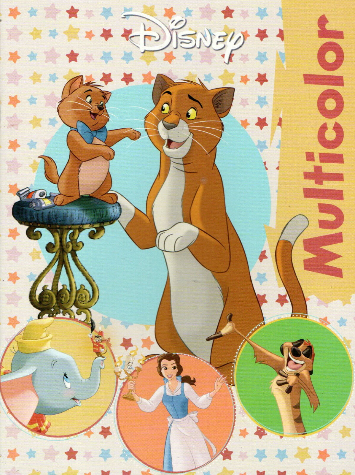 Multicolor Disney Copy Colouring Book