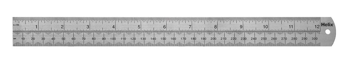 Steel Metal Ruler Inch And Cm - 30cm long – Eduline Malta