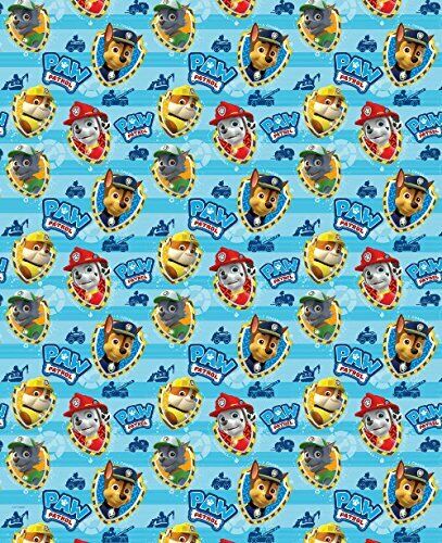 Paw Patrol  Roll Gift Wrap 4Mtrs X 69Cm