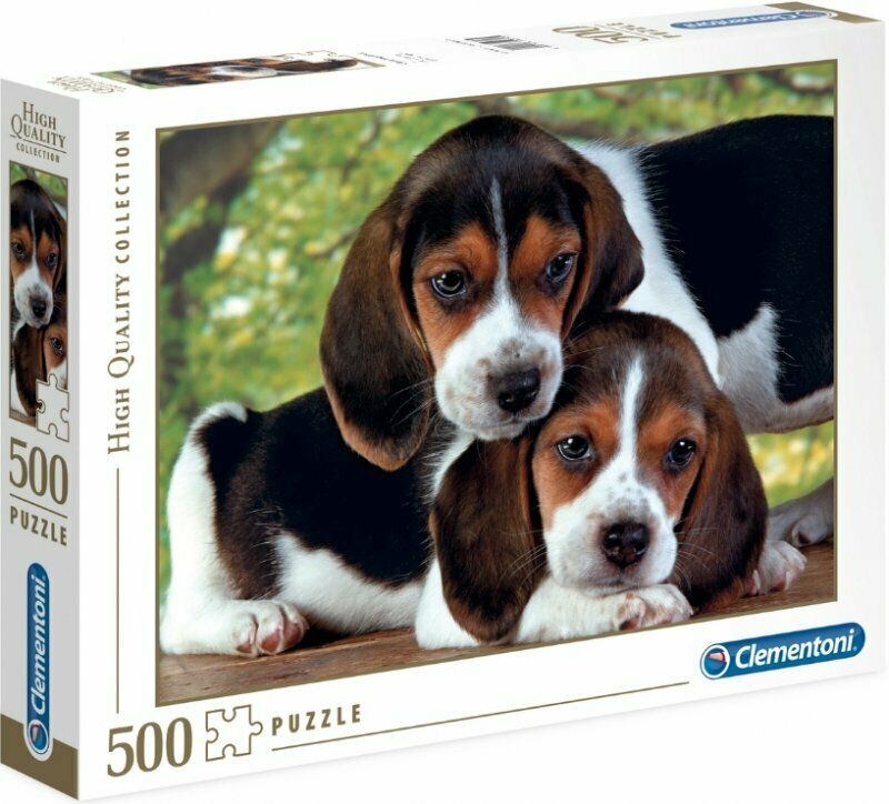 Puzzle 500 puppies close together