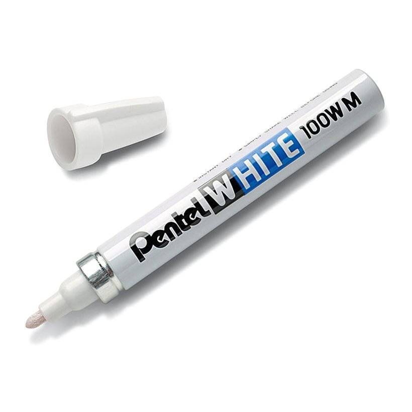 Pentel White Marker 3.9Mm Bullet Tip