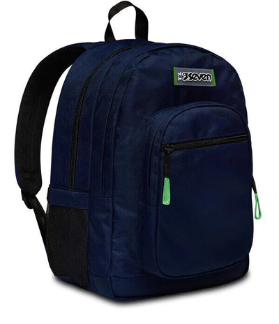 Seven Freethink Blue Backpack 2 Large Compartments
