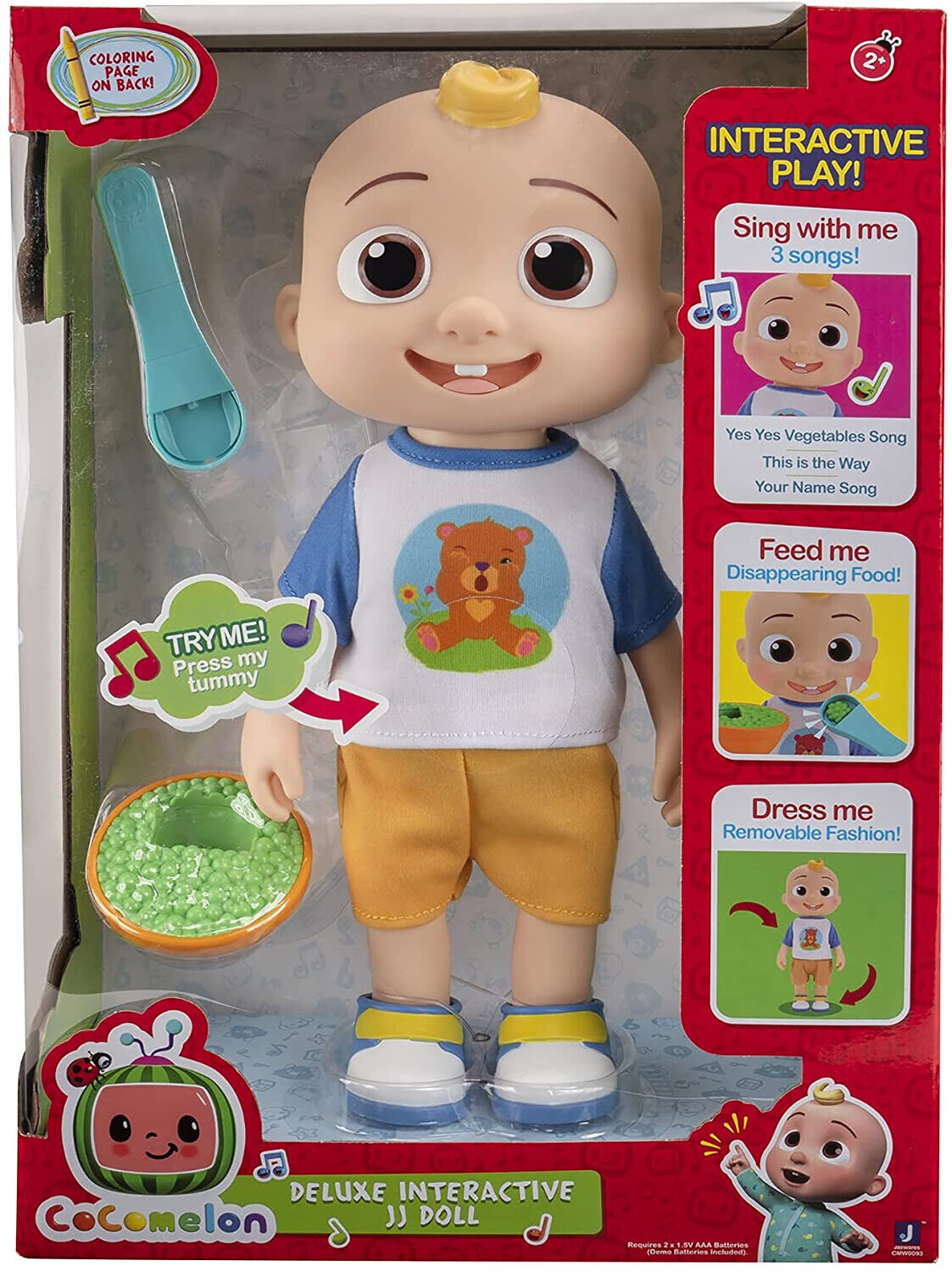 Cocomelon - Deluxe Interactive Jj Doll