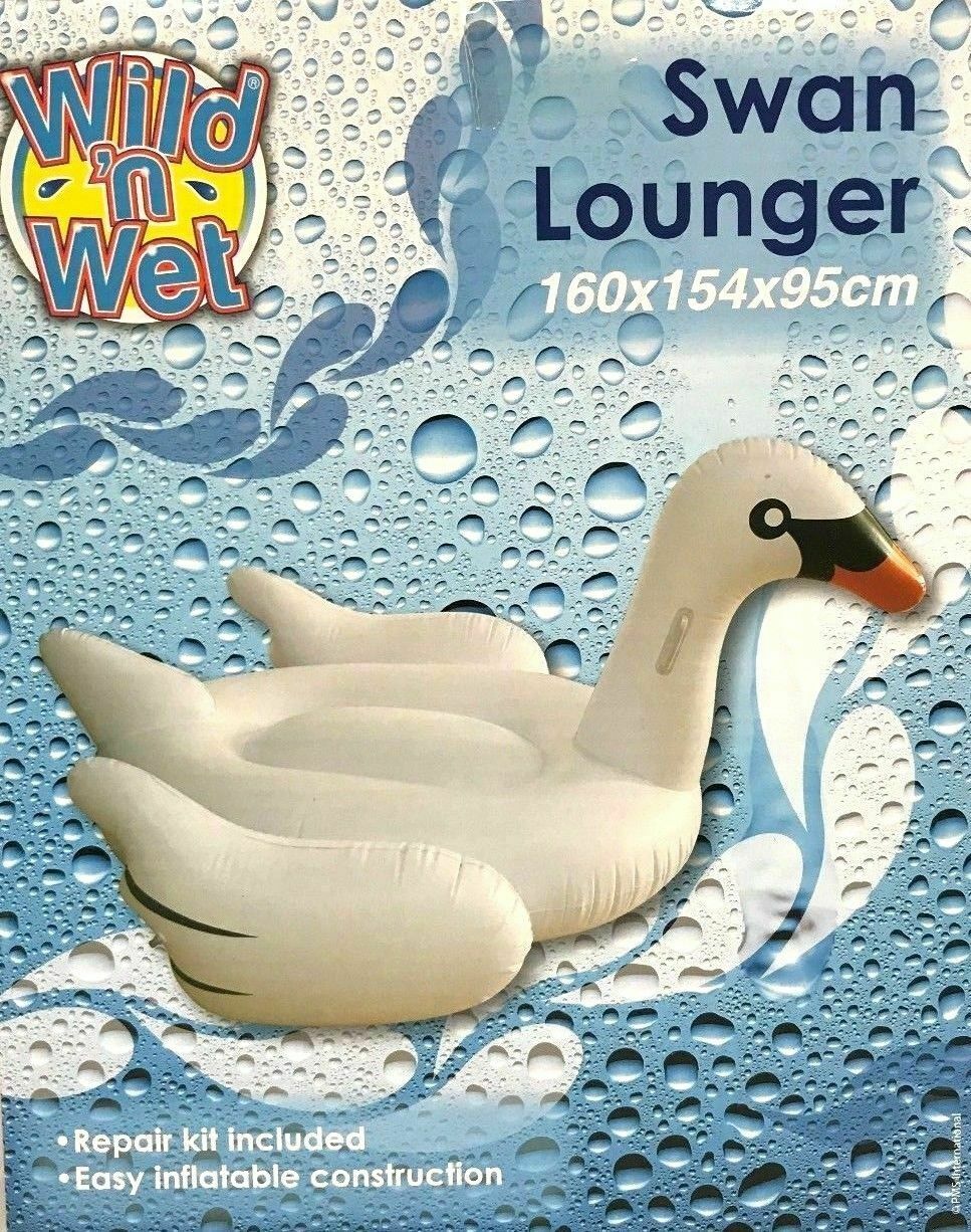 White Swans Inflatables Large White Swan Inflatable – Eduline Malta