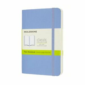 Notebook Plain Soft Hydrangea A6 Blue