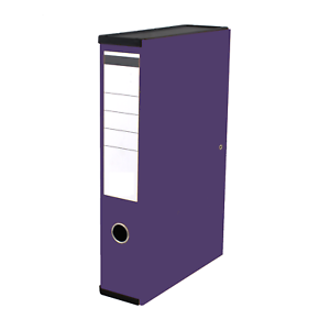 Hard Box File - Highlighter Purple
