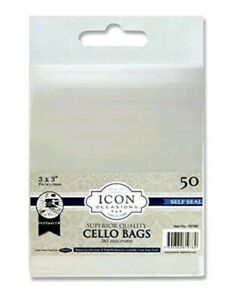 Self Seal Cellophane Bags 3X3Inch