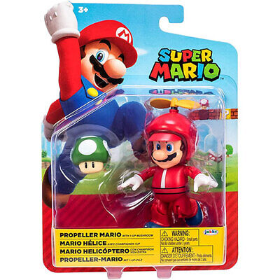 Super Mario - Propeller Mario With 1-Up Mushroom