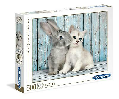 Puzzle 500 Pieces Cat & Bunny X6