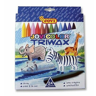 Jovi Wax Crayons X24 Jovicolor Triwax