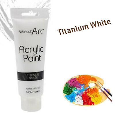Acrylic Paint 120Ml  - Titanium White