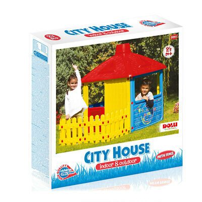 Outdoor City House With Fence 151X104X132