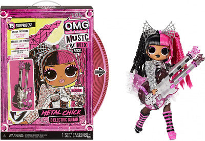 Lol Surprise Omg Remix Rock Metal Chick & Electric Guitar 15 Surprises