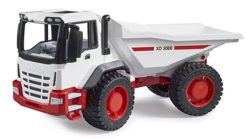 White And Red Dump Truck