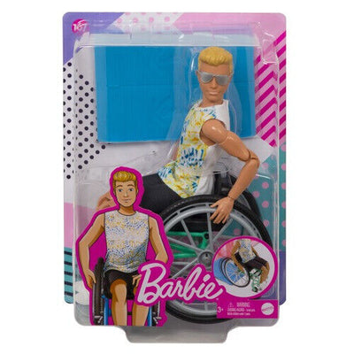 Barbie Doll Ken Fashionista Wheelchair