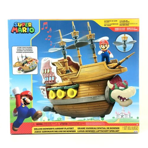 Super Mario Deluxe Bowser S Airship Playset