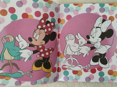 Multicolor Disney Minnie Colouring Book