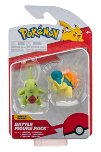 Pokemon Battle Figure - Larvitar & Cyndaquil