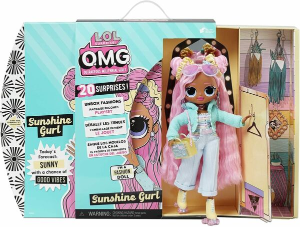 Lol Surprise Omg Doll Series 4.5 Sunshine Gurl 20 Surprises