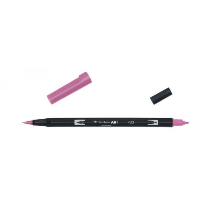 Tombow Dual Brush Pen Pink Rose 703