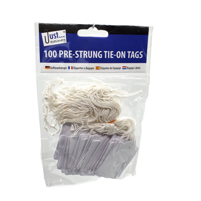 Tag With String 36X53Mm Pkt X100