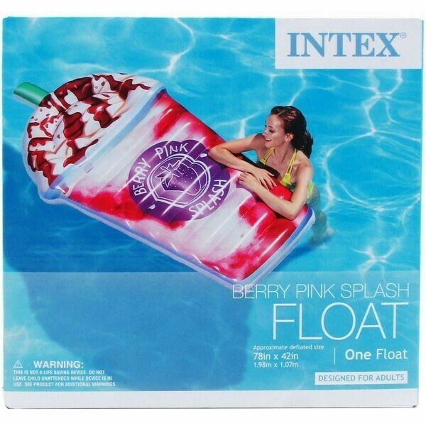 Intex Berry Pink Splash Float 2Mx1M