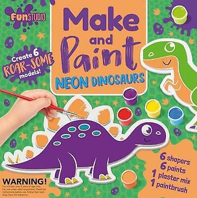 Make & Paint Neon Dinosaurs