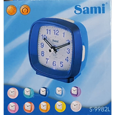 Sami Radio Reloj LED con Sintonización Analógica Ovalado con Entrada de  Auriculares RS-4732