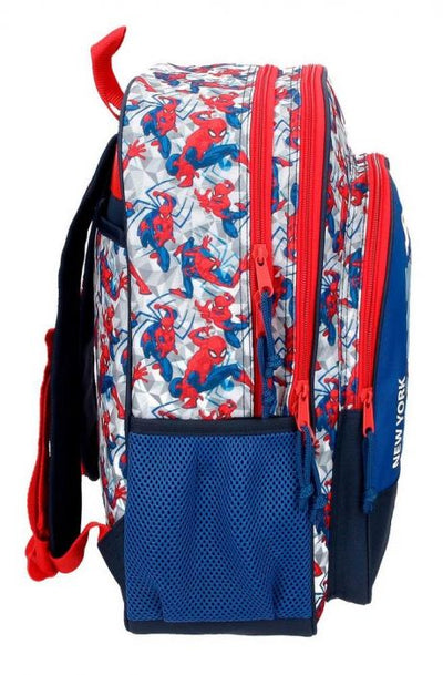 Backpack 3 Large Zip Spiderman
