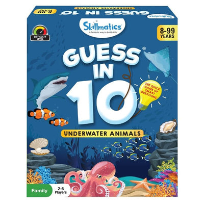 Guess In 10 Underwater Animals Card Game