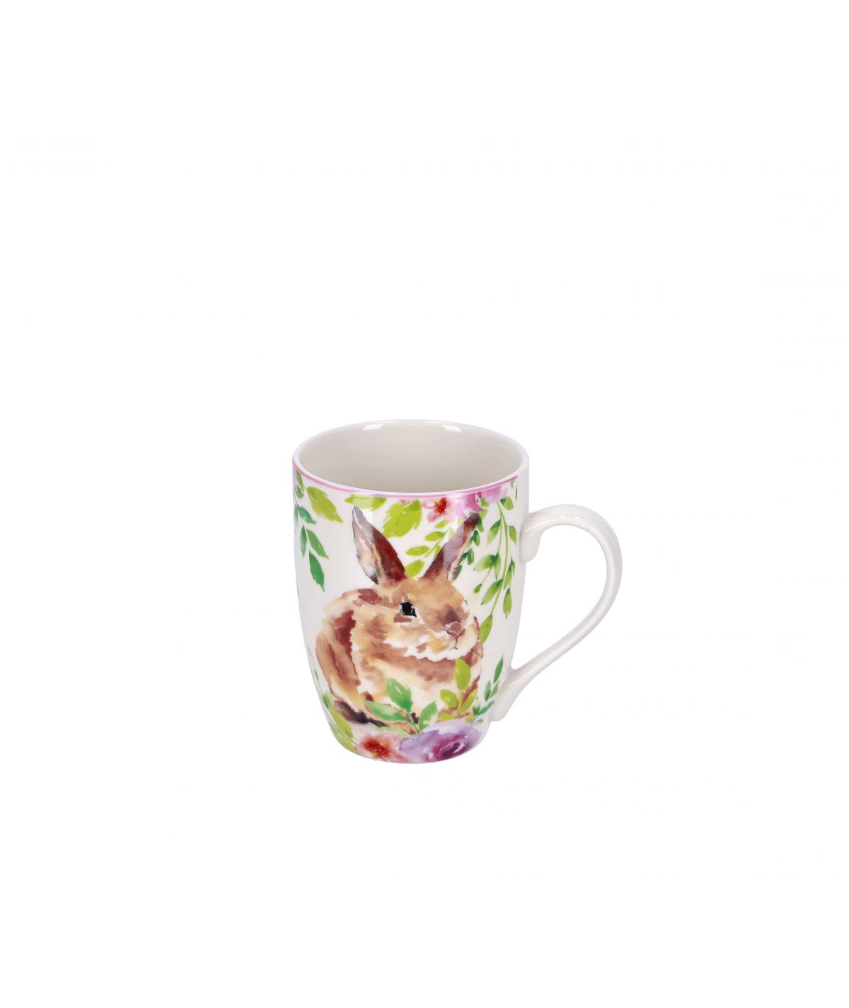 Mug Bunny Decor In Porcelain White